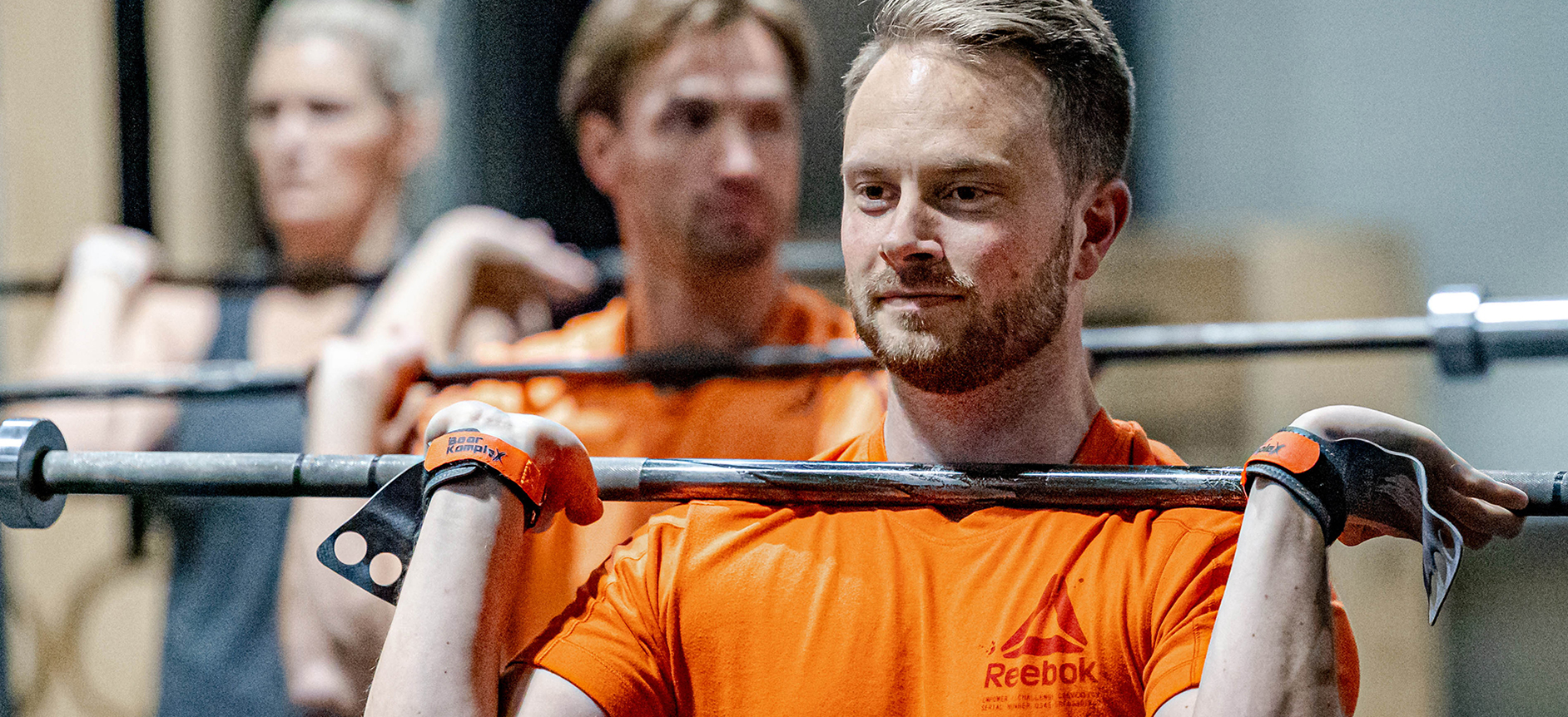 TWEE member met halter tijdens de CrossFit les