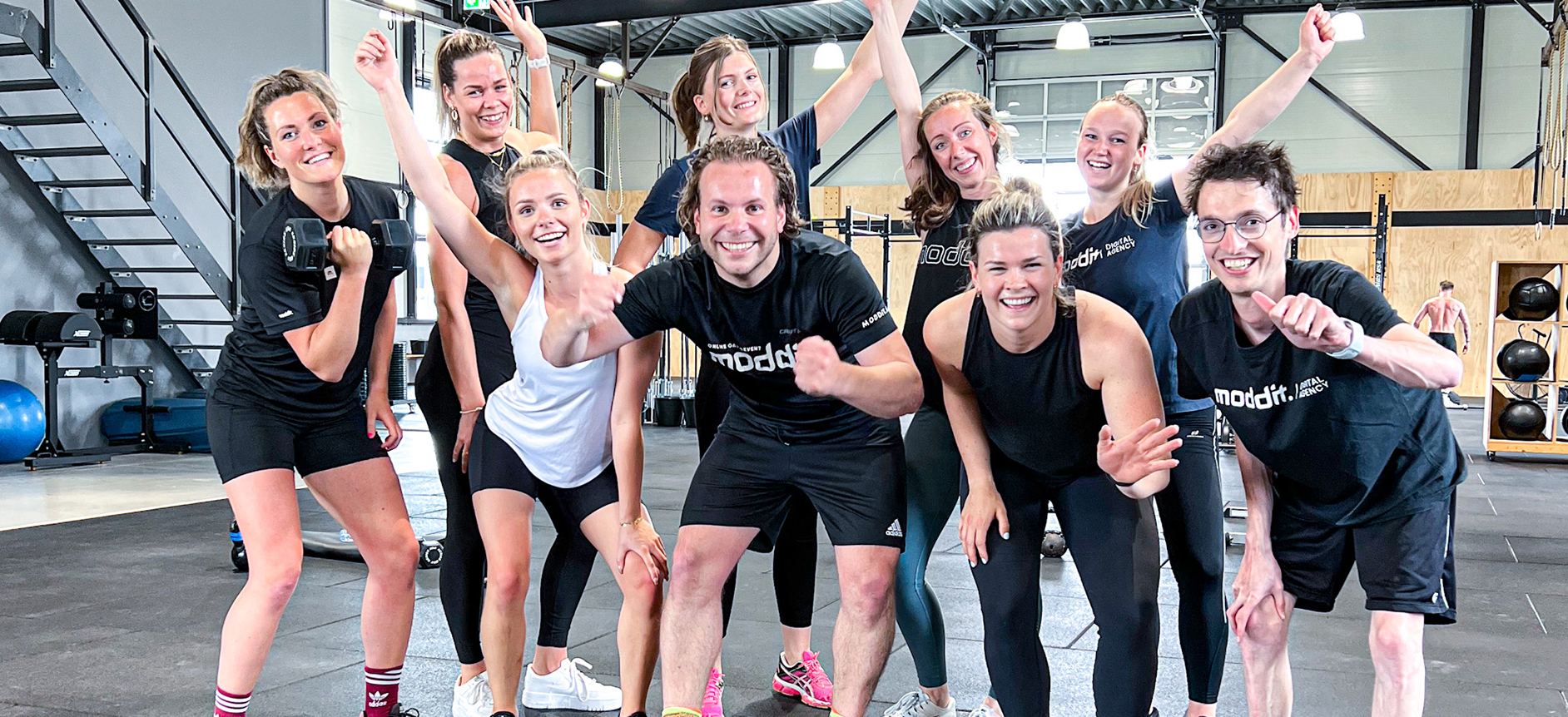 “Ik merk dat het wekelijkse sportuur de relaties onderling ook versterkt.”