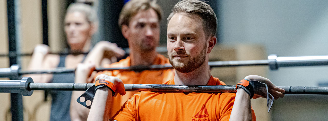 Member met halter in CrossFit les
