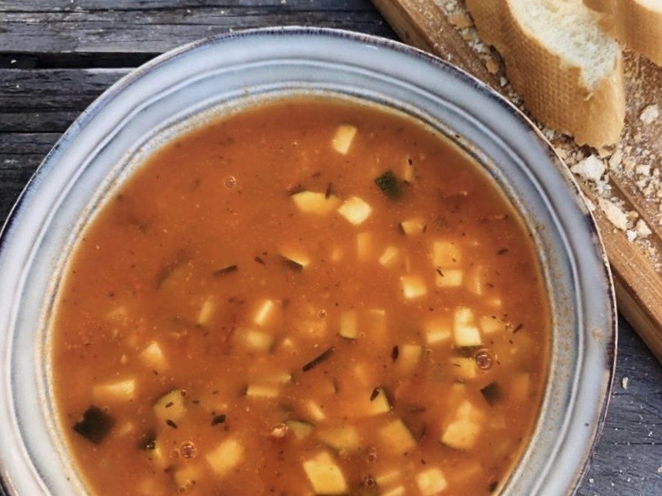 Tomatenbonensoep met Chorizo