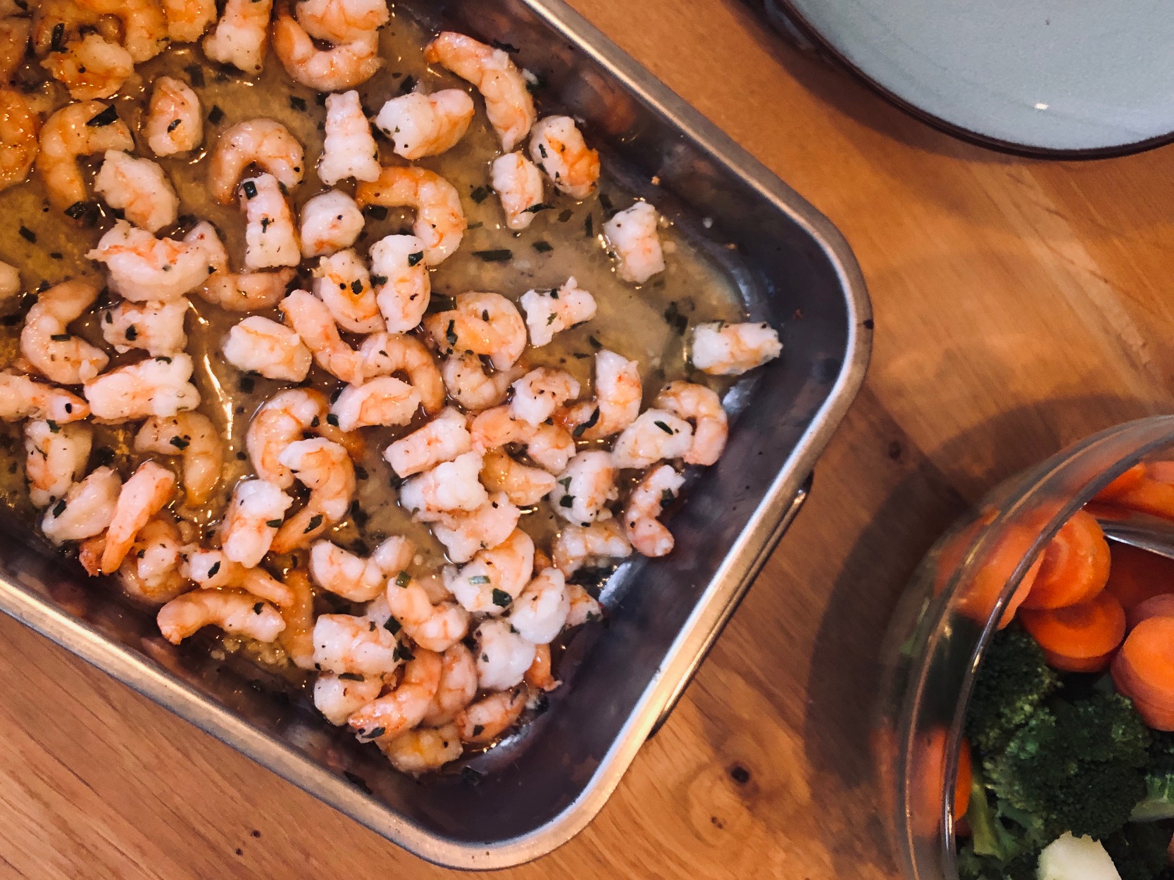Pasta met KnoflookGarnalen