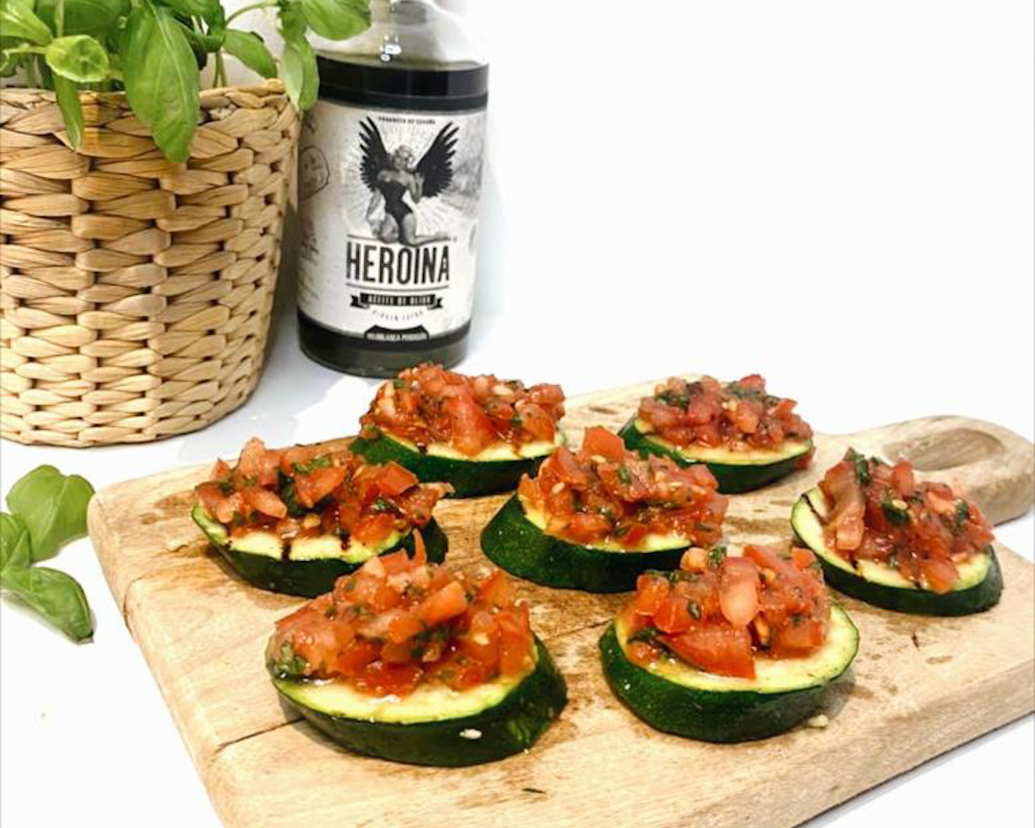 Bruschetta van courgette