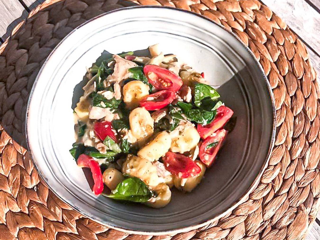 Gnocchi caprese
