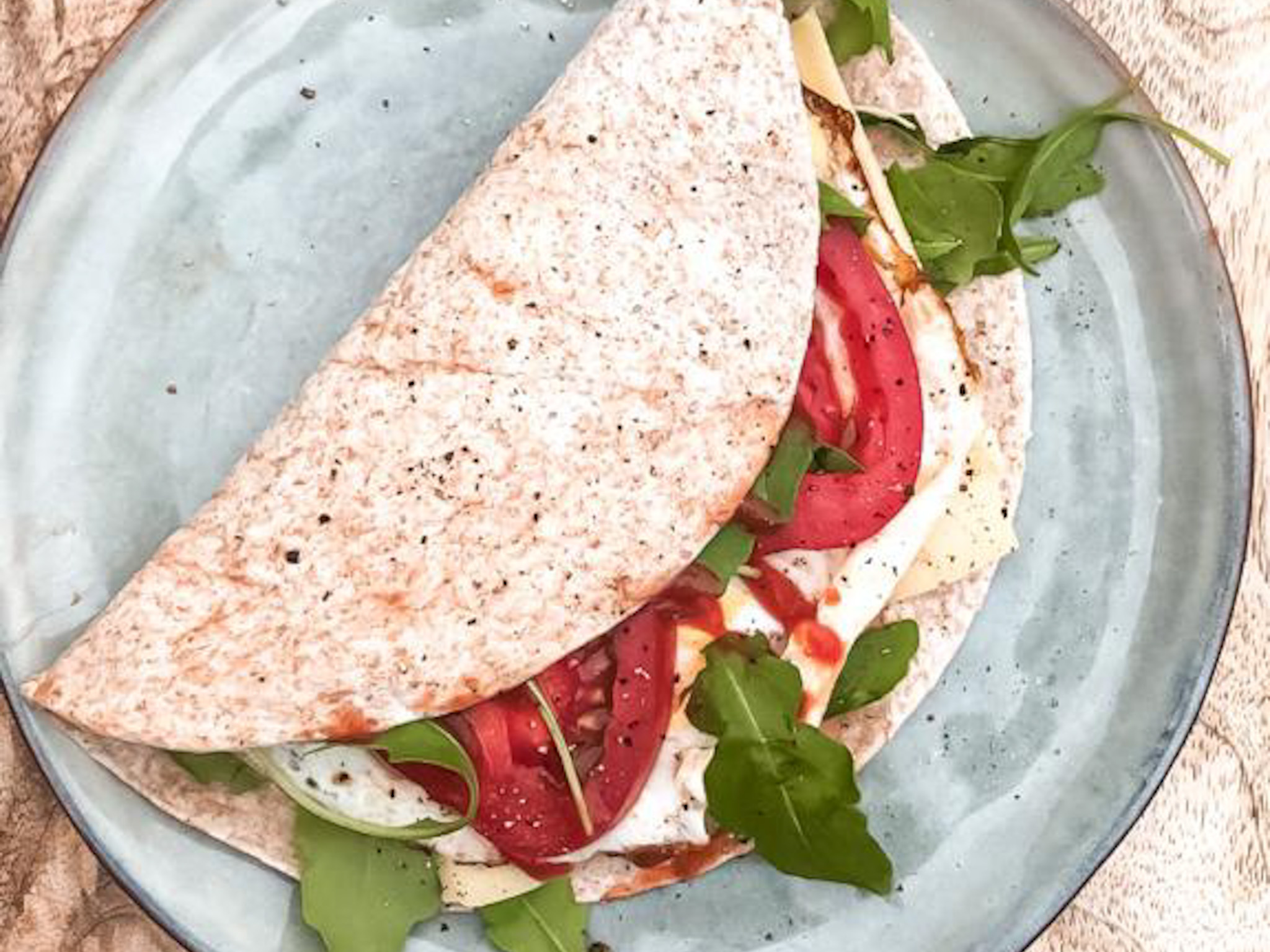 Wrap met gebakken ei
