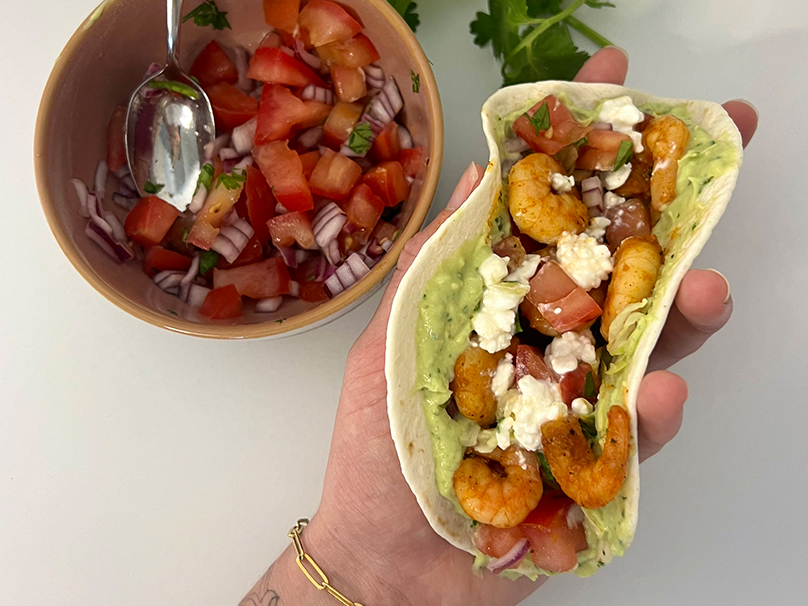 Garnalen taco’s